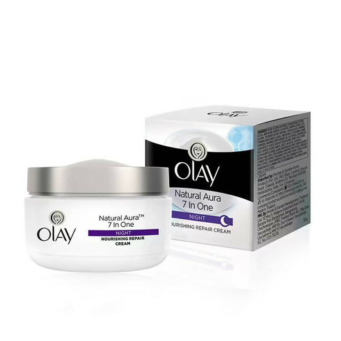 Olay Natural Aura 7 In One Night Nourishing Repair Cream